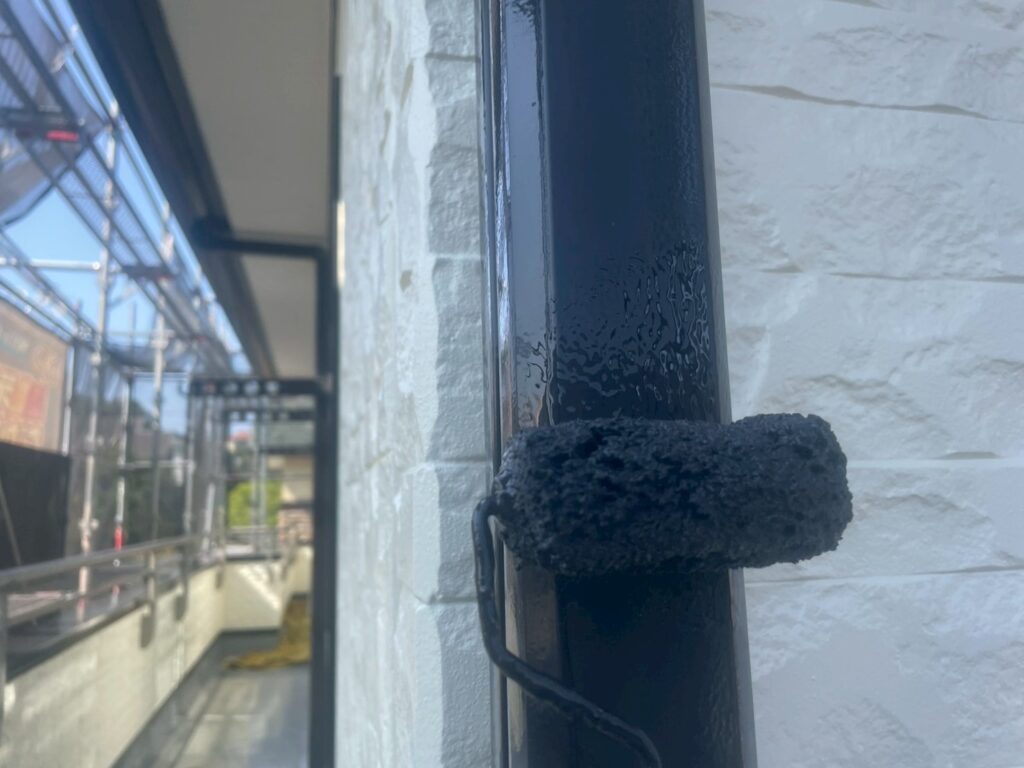 雨樋仕上げ２回目